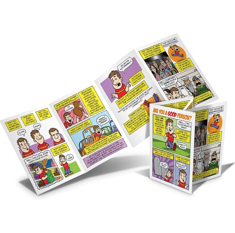 Are You a Good Person Comic Gospel Tract (Pack of 50) Are You a Good Person Comic Gospel Tract (Pack of 50)