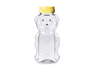 Honey Bottle Bear Clear Container Squeeze Jars with Lids, Bulk For Crafts And Honey Collecting Honey Bottle Bear Clear Container Squeeze Jars with Lids, Bulk For Crafts And Honey Collecting
