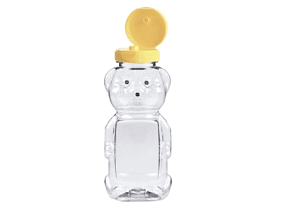 Honey Bottle Bear Clear Container Squeeze Jars with Lids, Bulk For Crafts And Honey Collecting Honey Bottle Bear Clear Container Squeeze Jars with Lids, Bulk For Crafts And Honey Collecting